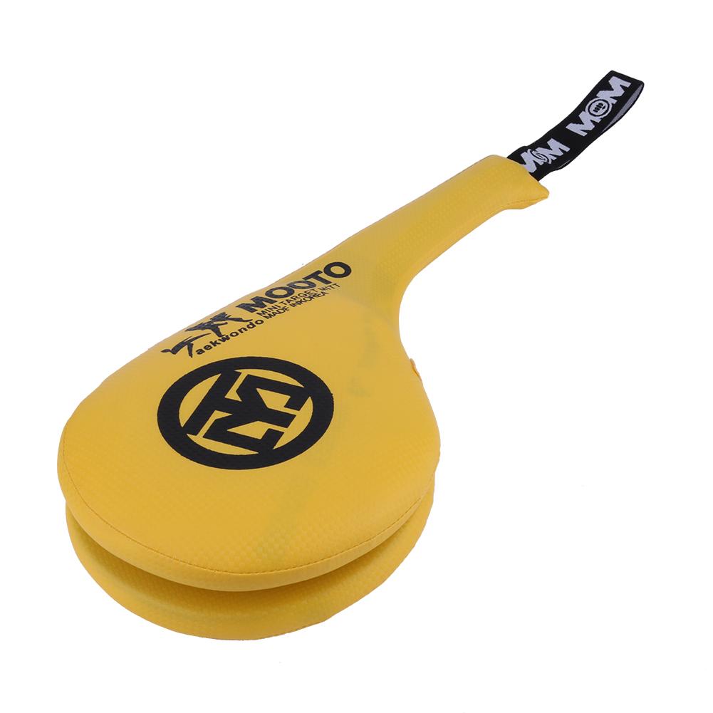 1PC Taekwondo Boxing Pad Sanda Foot Target Punch MMA Hand Target for Kids Adult Boxer Fight Punching Bags Training Equipment: B Yellow