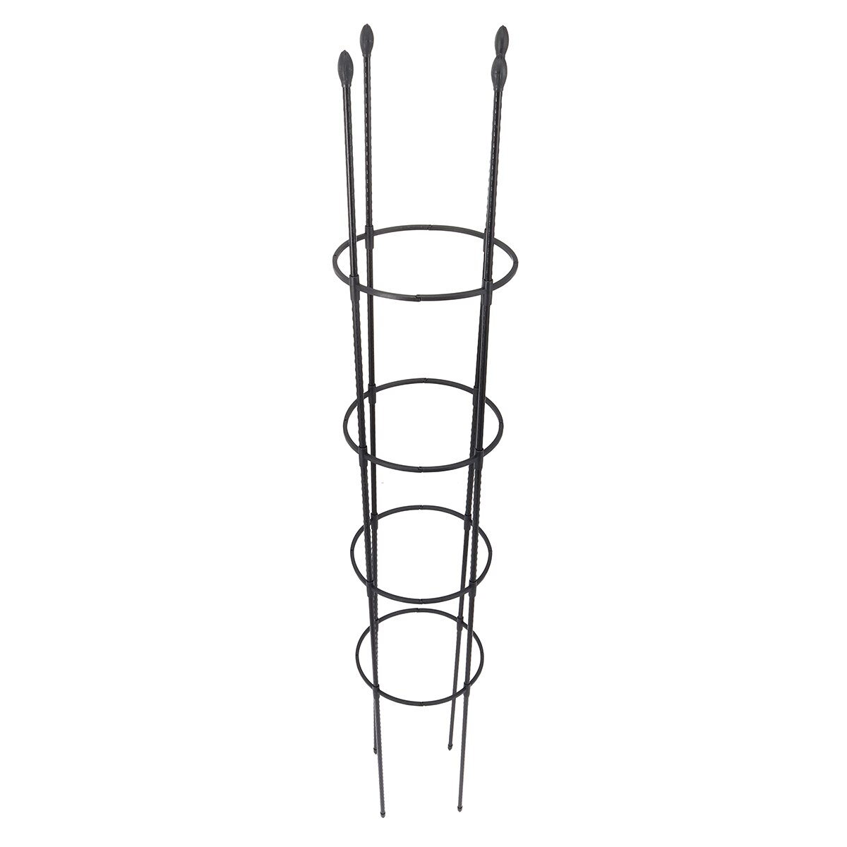188cm klätterväxt stöd bur trädgård växt blomma spaljé ram vinstock hållare display rack dekor trädgård verktyg hållbart järnrör