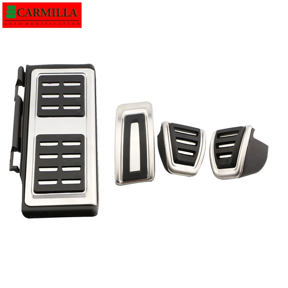 Auto Pedale für Volkswagen VW Tiguan Allspace LHD Edelstahl Gas Bremse Rest Pedal Schutz abdeckung