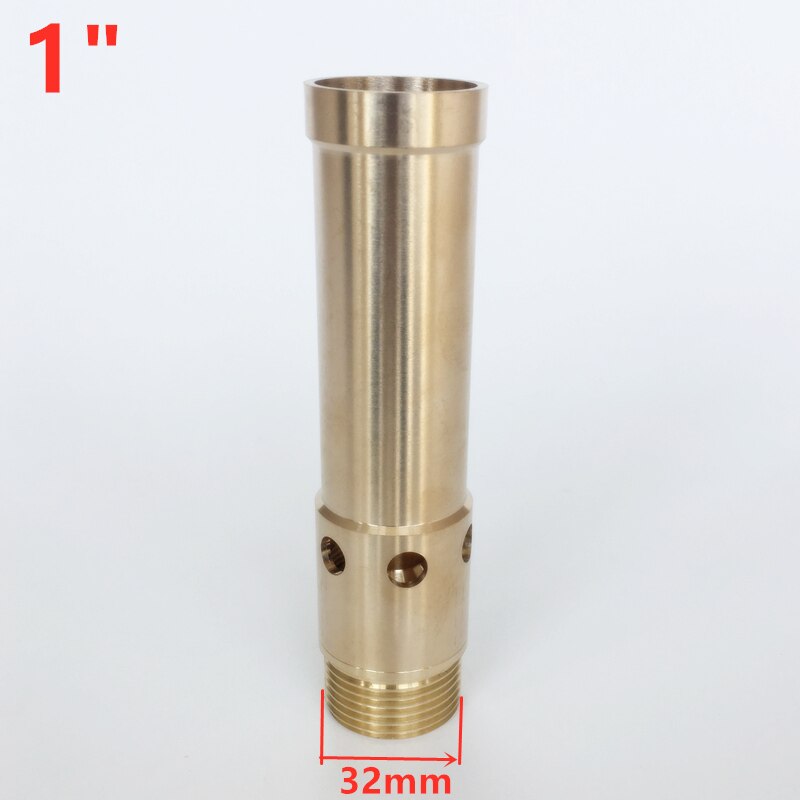Brass Stainless Steel Spring Bubbling Fountain Nozzle Spray Sprinkler Head 1/2" 3/4" 1": 1 (Brass)