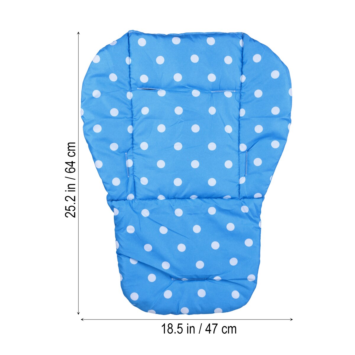 Universal Waterproof Baby Stroller Cushion Pad Dot Pattern Liner Padding Liner Pad Double Side Baby Support Pram Padding Liner