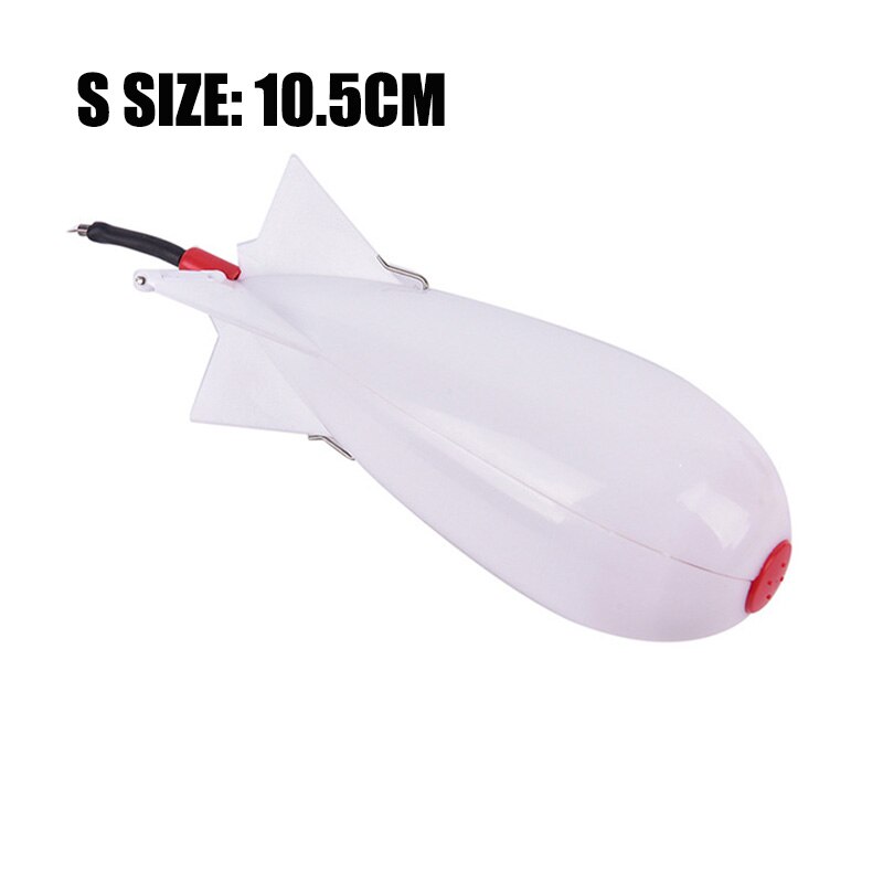 PRO BEROS – roquette de pêche, mangeoires de matériel, chargeur de fusée à granulés, support d&#39;appât, fabricant de matériel, accessoires d&#39;outils de plein air: White S