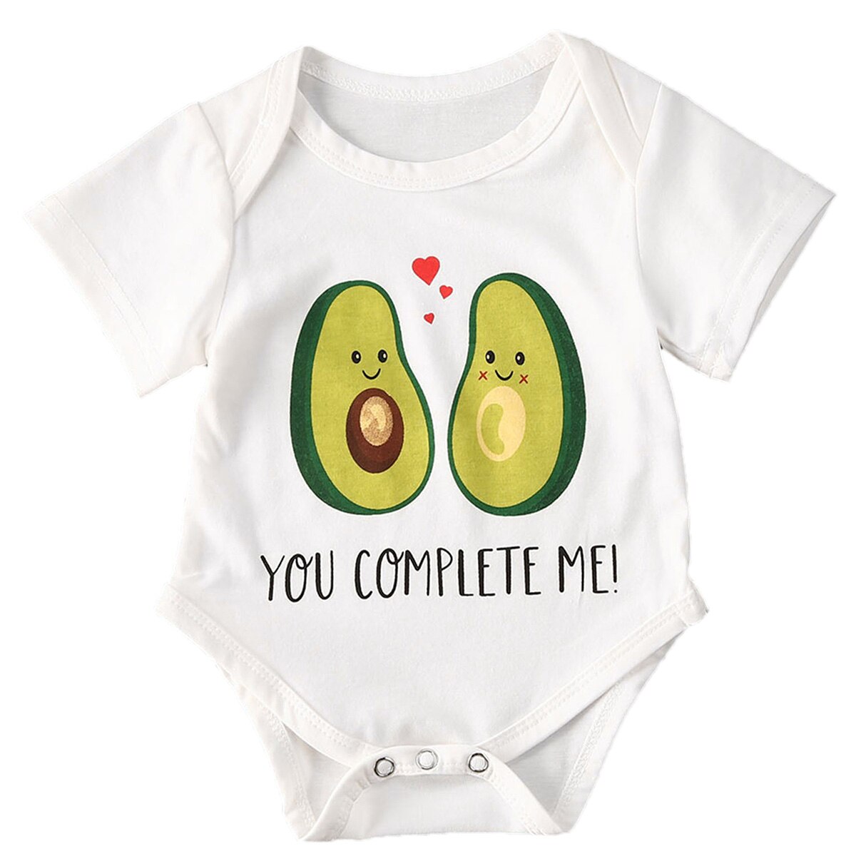 Baby Zomer Kleding 0-18M Nieuw Zuigeling Baby Meisjes Jongens Avocado Bodysuits Fruit Print Korte Mouw jumpsuits 5 Stijl: C / 3M
