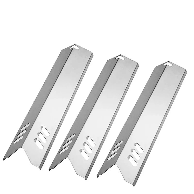 Universal 15 Inch Grill Heat Tents Shields Stainless Steel for Gas Grill Burners Cover Flame Tamers Grill Replacement Parts: Yellow