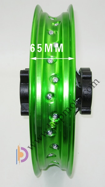 Dirt bike Pit bike Wheel Rims Green 12mm or 15mm Axle 1.85x12" Inch Rear Wheel Rim PIT PRO CRF KLX YZF BSE Kayo Chinese Bike