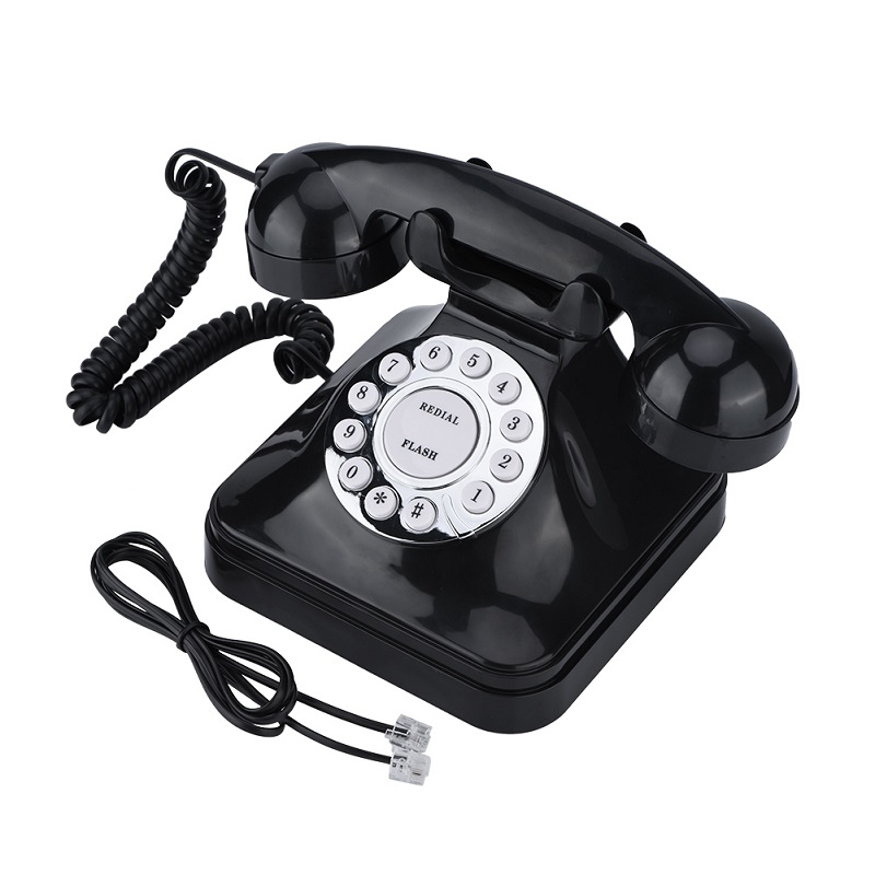 WX-3011 Vintage Multi-Function Home Telephone Retro Wired Landline Phone Old Telephones for Home Hotel Office Use: Default Title