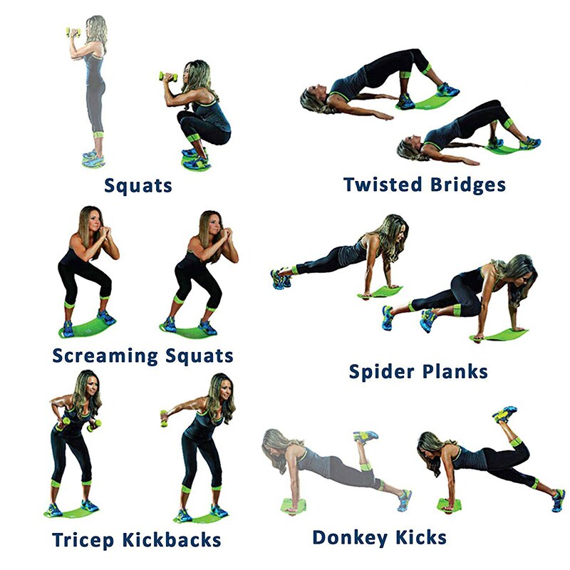 Abs twisting fitness balance board fitness yoga board træning yoga twister træning mave muskler ben balance pad fitness
