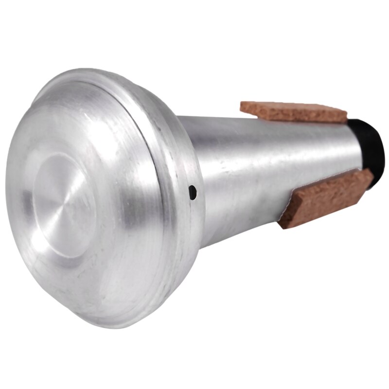 Naait-Trompet Aluminium Mute Rechte Practice Mute Voor Trompet Messing Muziekinstrument Onderdelen Accessoires