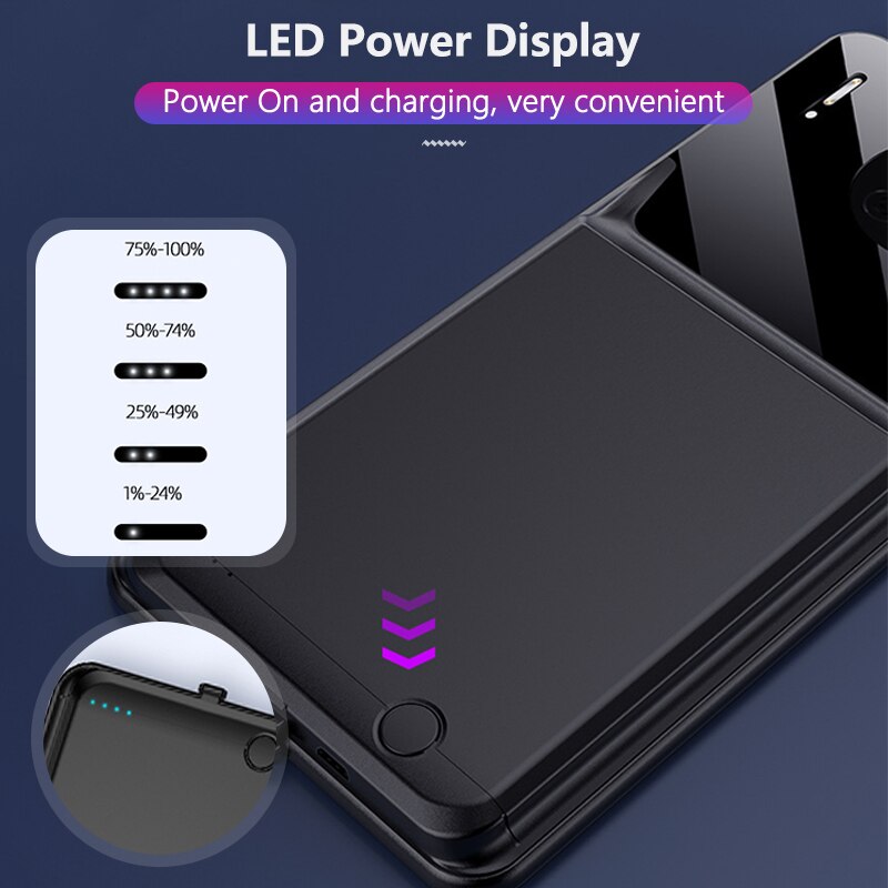 6000Mah Battery Charger Case Voor Huawei Mate 30/ 30 Pro Draagbare Power Bank Opladen Case Externe Power Case voor Smartphone