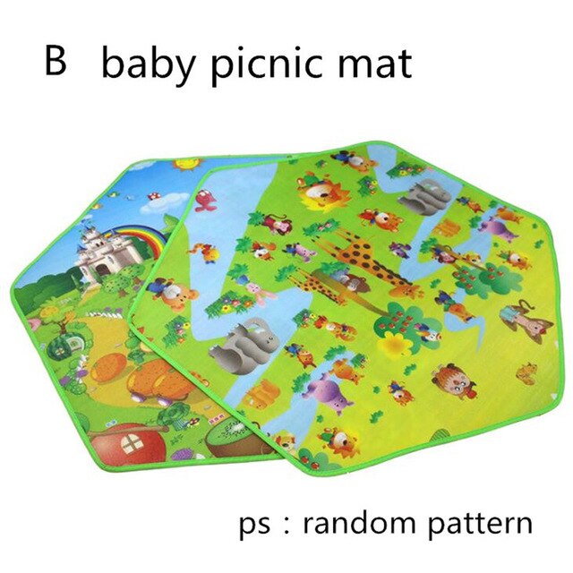 Baby Toys Tent Portable Folding Prince Princess Tent Children Castle Play House Outdoor Beach barraca infantil For Kids: Mat Cartoon Random