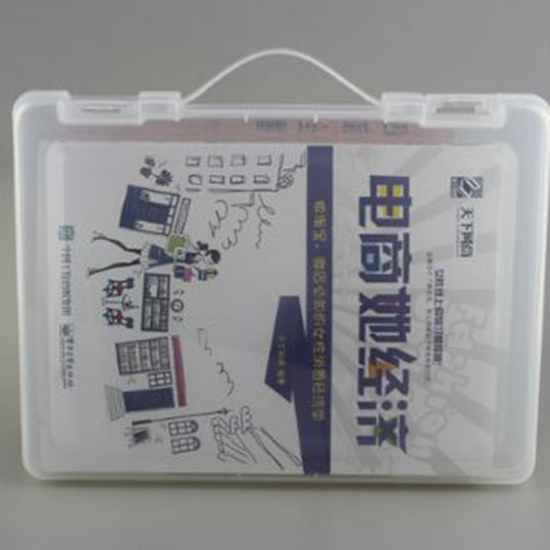 Caja transparente de almacenamiento de archivos A4, cajas de documentos de plástico transparentes, organizadores de papel de escritorio, clasificación de contrato, facturas, suministros de oficina