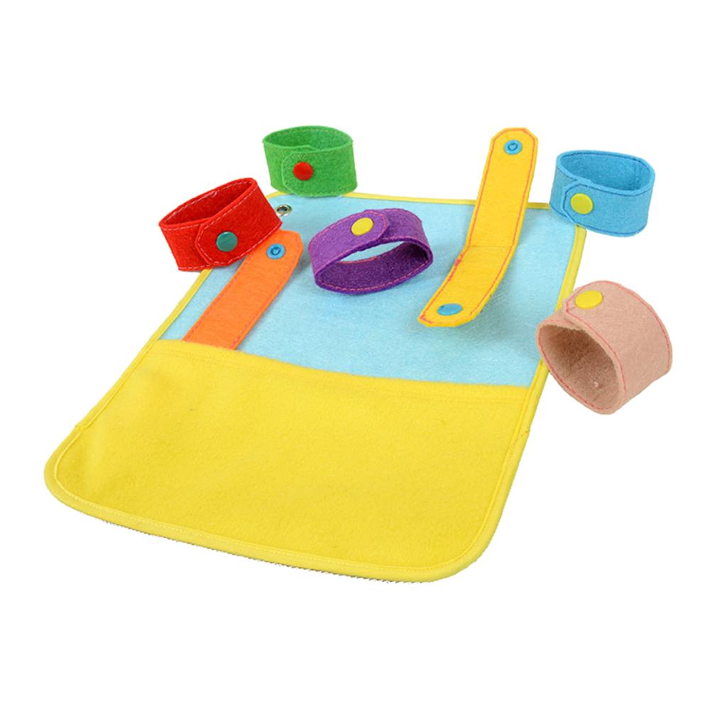 Children's Learn to Dress Board, Help Baby Learn to Dress Snap, for Preschool Teaching Kindergarten Teaching Aids