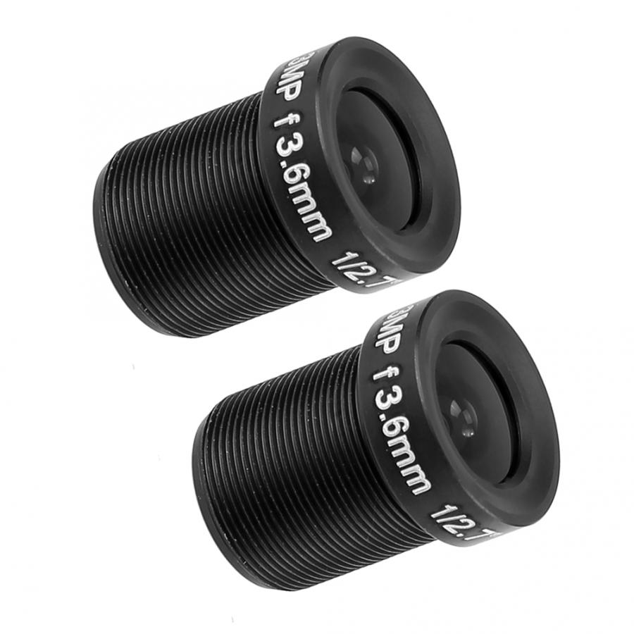 2pcs Security Lens Wide Angle CCTV 3.6mm 1080P HD Pixel Accessory for Camera CCTV Lens