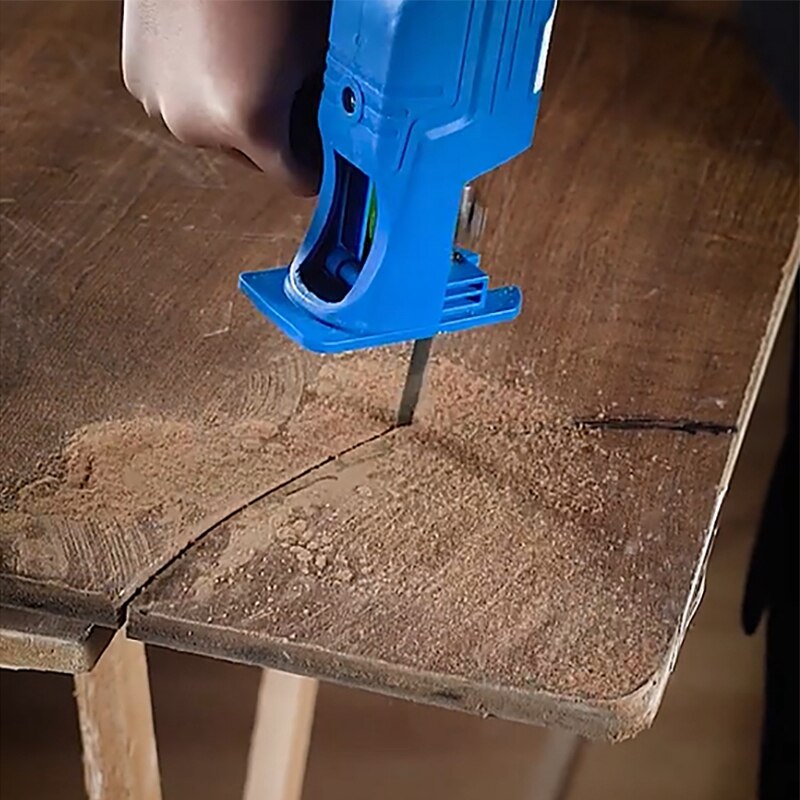 Portable Reciprocating Saw Conversion Head Electric Drill Adapter Metal Cutter Machine Attachment with Saw Blades