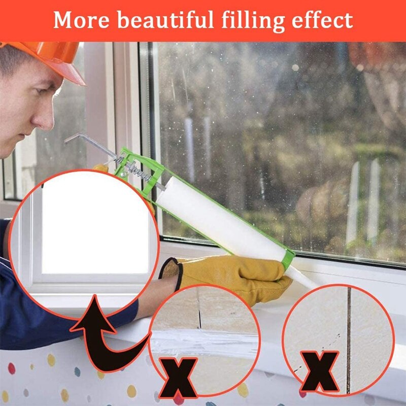 14Pcs Caulk Nozzle Perfect Caulking Finisher Kit Reusable Caulking Finishing Tool Tools for Caulking