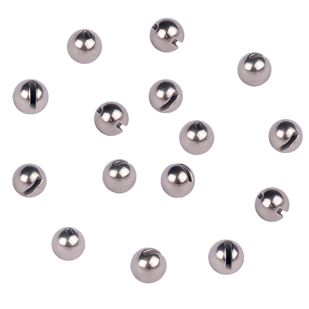 Muunn 100Pcs 3.8-6.4Mm Tungsten Sleuven Kralen Vliegbindset Materiaal Multi-Kleur Vliegvissen Wolfraam Kralen: 3.8mm / PLAIN