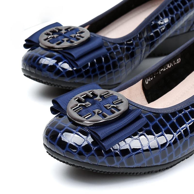 Escarpins à Tête Ronde et Talons Bas pour Femme, Chaussures Élégantes de Luxe, Grande Taille, à Enfiler, Offre