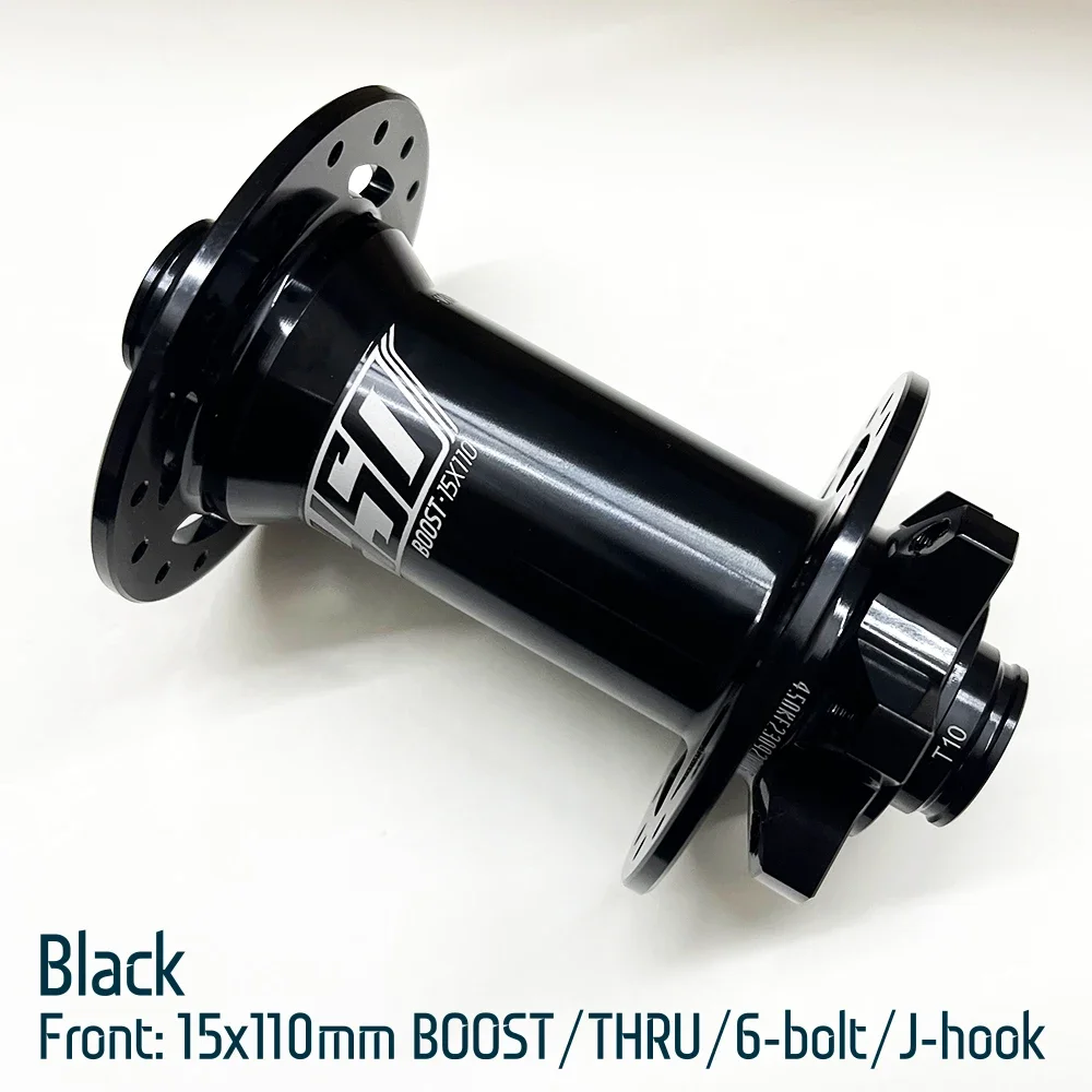 Koozer 450 Boost Front Hub TA 15x110 Thru Axle Hub 28H 32 Holes 6 Bolts Disc 2 Sealed Bearing Light Bike Parts Bicycle Hubs: Yellow