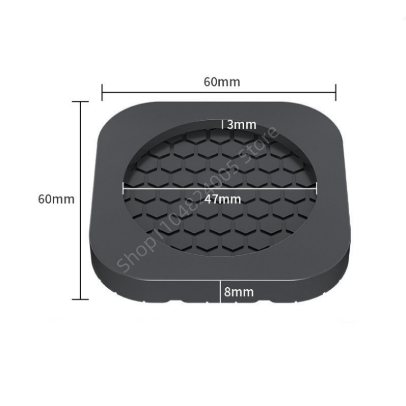 4 Anti-Vibrations-Fußpolster Für Waschmaschinen – Gummipads Rutschfest, Universell, Höhe 4,5 Cm, Für Gerätefüße Bis 4,9 Cm