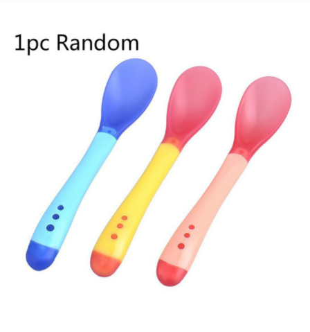 3pcs Children Spoon Forks Box Kids Stainless Steel Kids Cutlery Portable Baby Feeding Utensils Baby Spoons Baby Tableware Set: 1pc Spoon