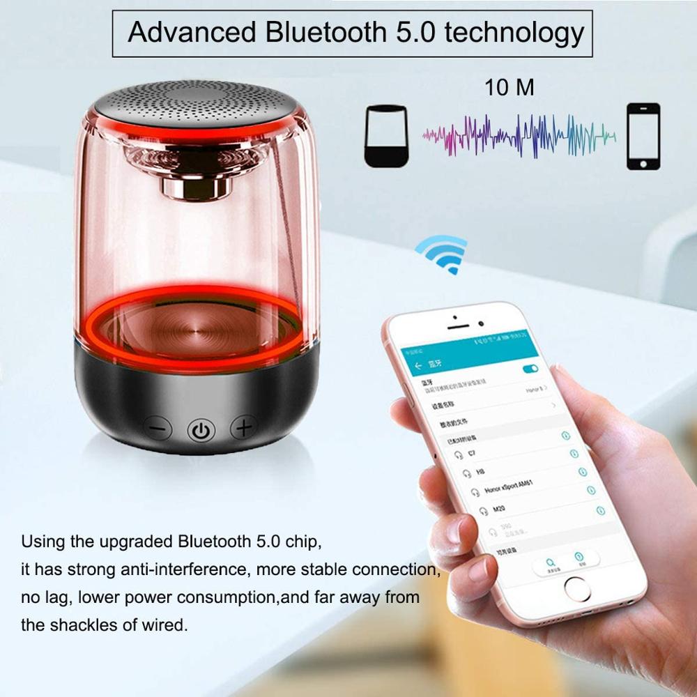 Bærbar bluetooth-højttaler, ægte trådløse stereohøjttalere, krystalklar stereolyd, rig bas , 100 ft trådløs rækkevidde