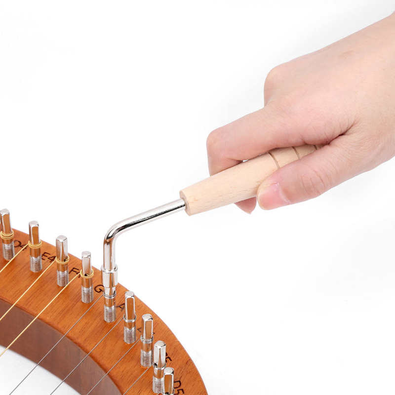 Wood Harp Produce Resonance and Reflection Portable Harp for Beginners Sweethearts