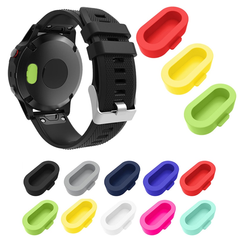 Silicone Dust Protection Caps for Garmin Fenix 5 Forerunner 935 Anti-scratch and Anti-scratch Silicone Dust Cap Hat Protector