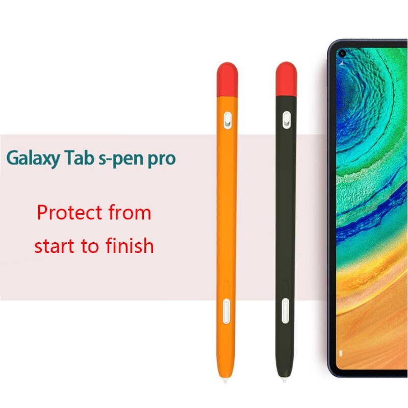Pennskydd lämpligt för samsungtab s pen pro pennfodral silikonpennskydd spen skyddsfodral fallskydd