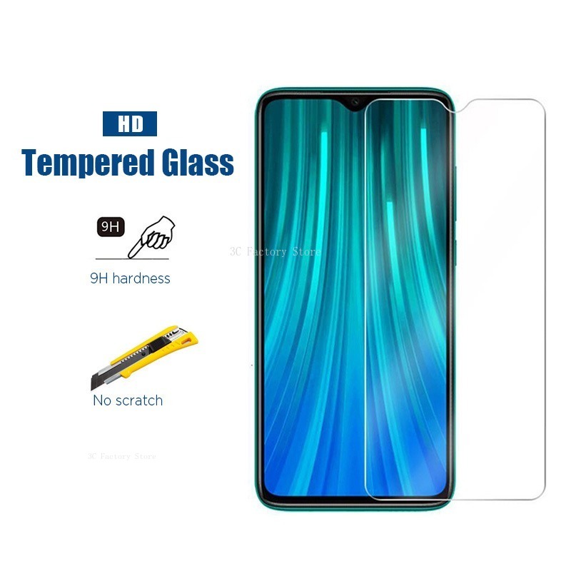 2Pcs Screen Protector for Redmi Note 9 Pro 10 11 Pro 9S 10S 11S 9T Protective Glass for Redmi 9 9A 9AT 9C NFC 9T Film Glass