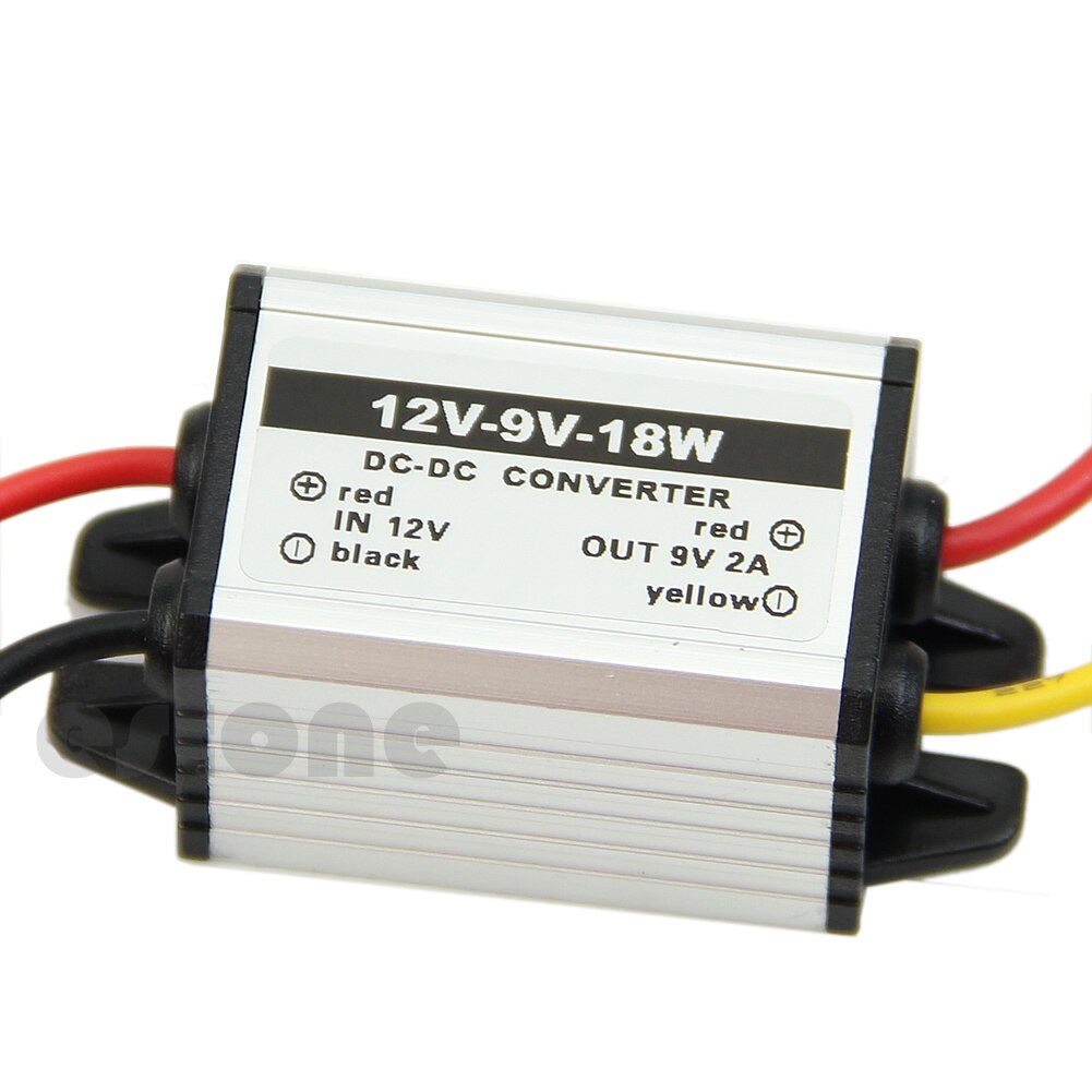 Convertidor de CC a CC, 12V a 9V, a prueba de agua