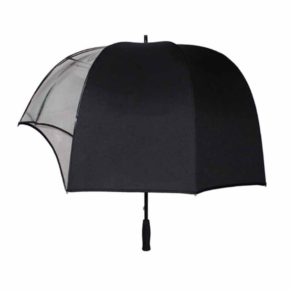 Winddicht Helm Vormige Dome Paraplu, hoed Paraplu Paar Dome Parasol, Vibrerende Helm Reverse hoed Transparante Golf Paraplu