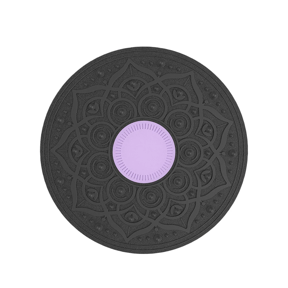 Wobble Balance Board Balance Exerciser Antislip Balance Trainer Draagbaar stabiliteitsbord voor volledige lichaamsoefeningen: Zilver