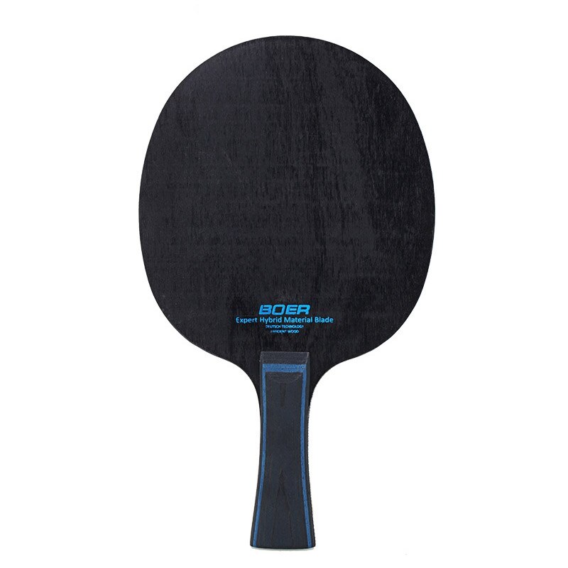 Boer Ping Pong Racket Lange Grip Lichtgewicht Carbon Fiber & Aryl Groep Fiber Tafeltennis Blade 7 Ply Tafeltennis blade