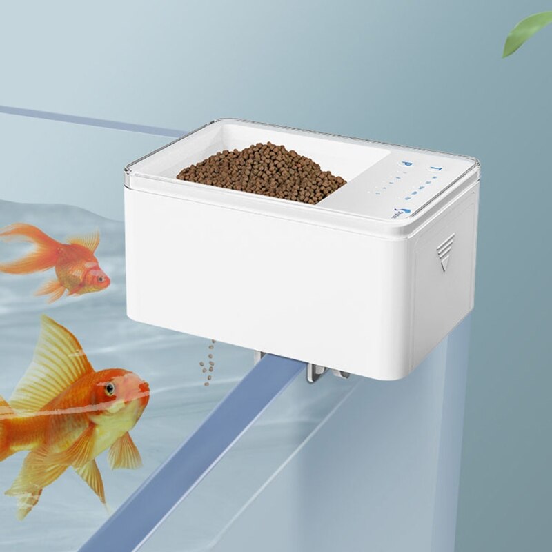 Aquarium vis tank intelligente led automatische voederautomaat timer voedsel dispenser 70ml 72xf