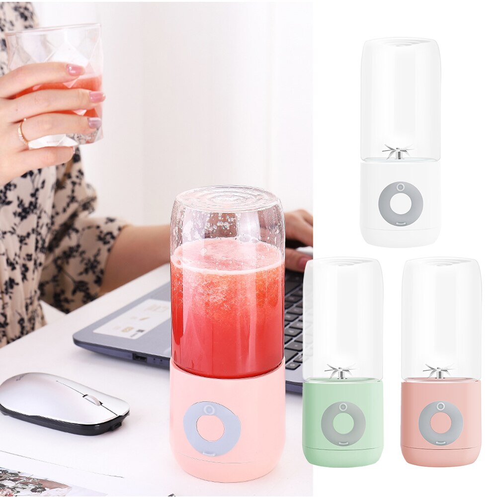 500mL Juicer Blender Fruit Squeezer 1pcs Mini Portable Squeeze Bottle Six Blades Smoothies Shakes Maker for Kitchen Tools