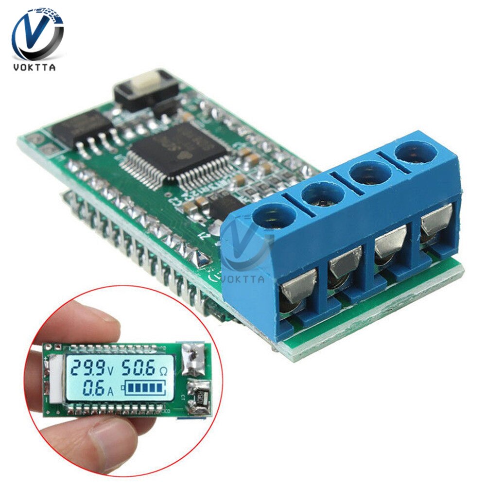 18650 Lithium Battery Capacity Indicator Tester LCD Digital Display Led Tester 2.8-30V Power Supply Monitor with Shell Case