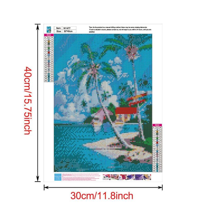 5D DIY Volledige Boor Diamant Schilderij Landschap Kruissteek Mozaïek Craft Kits Diamant Schilderij Tekening voor Thuis en Party Decor: E