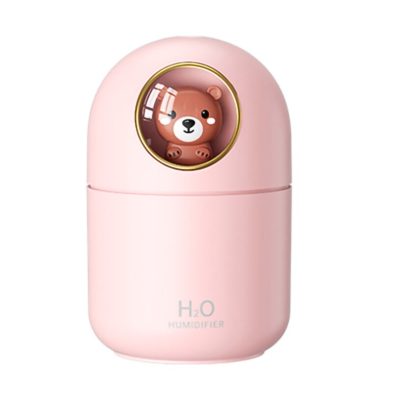 KBAYBO – Mini diffuseur de chambre pour voiture, humidificateur, mignon, animaux de dessin animé, purificateur d&#39;air, brumisateur H2O, USB, diffuseur Portable d&#39;aromathérapie, 300ML: 2