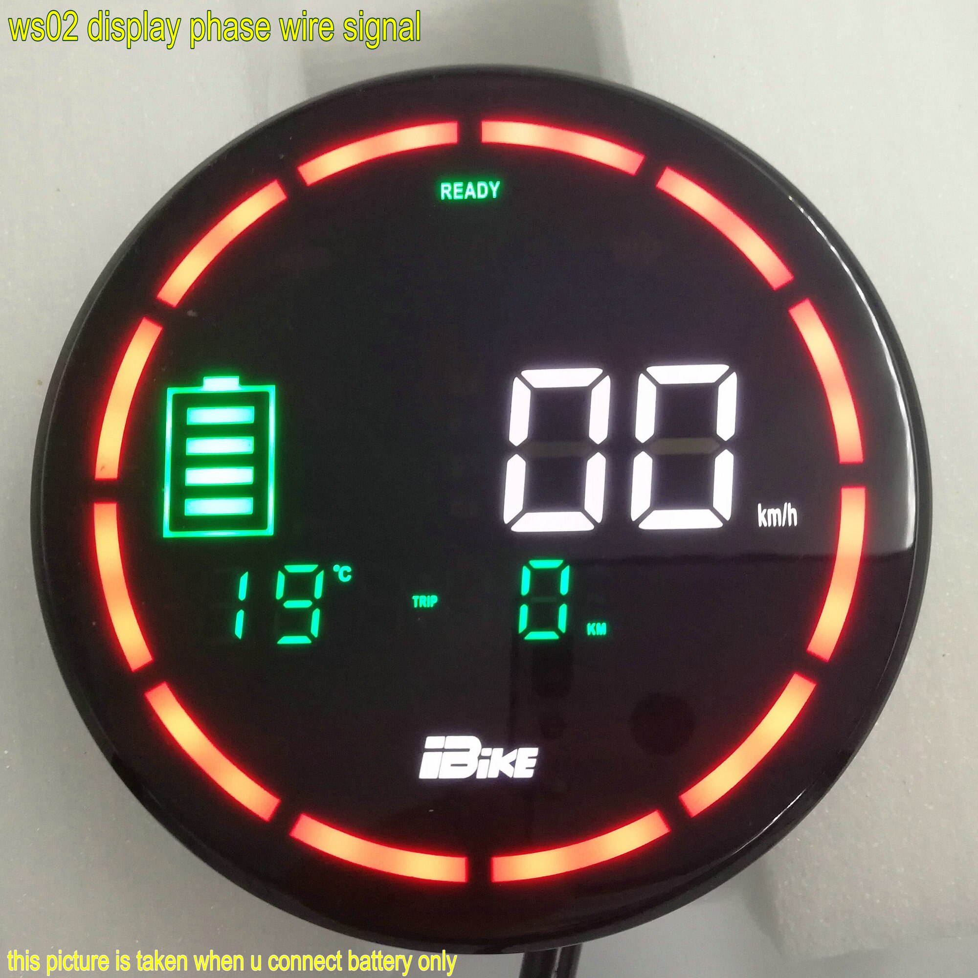 speedometer+48v60v72v LCD DISPLAY WITH clip+battery power/level indicator electric scooter PARTS instrument e-bike MTB dashboard