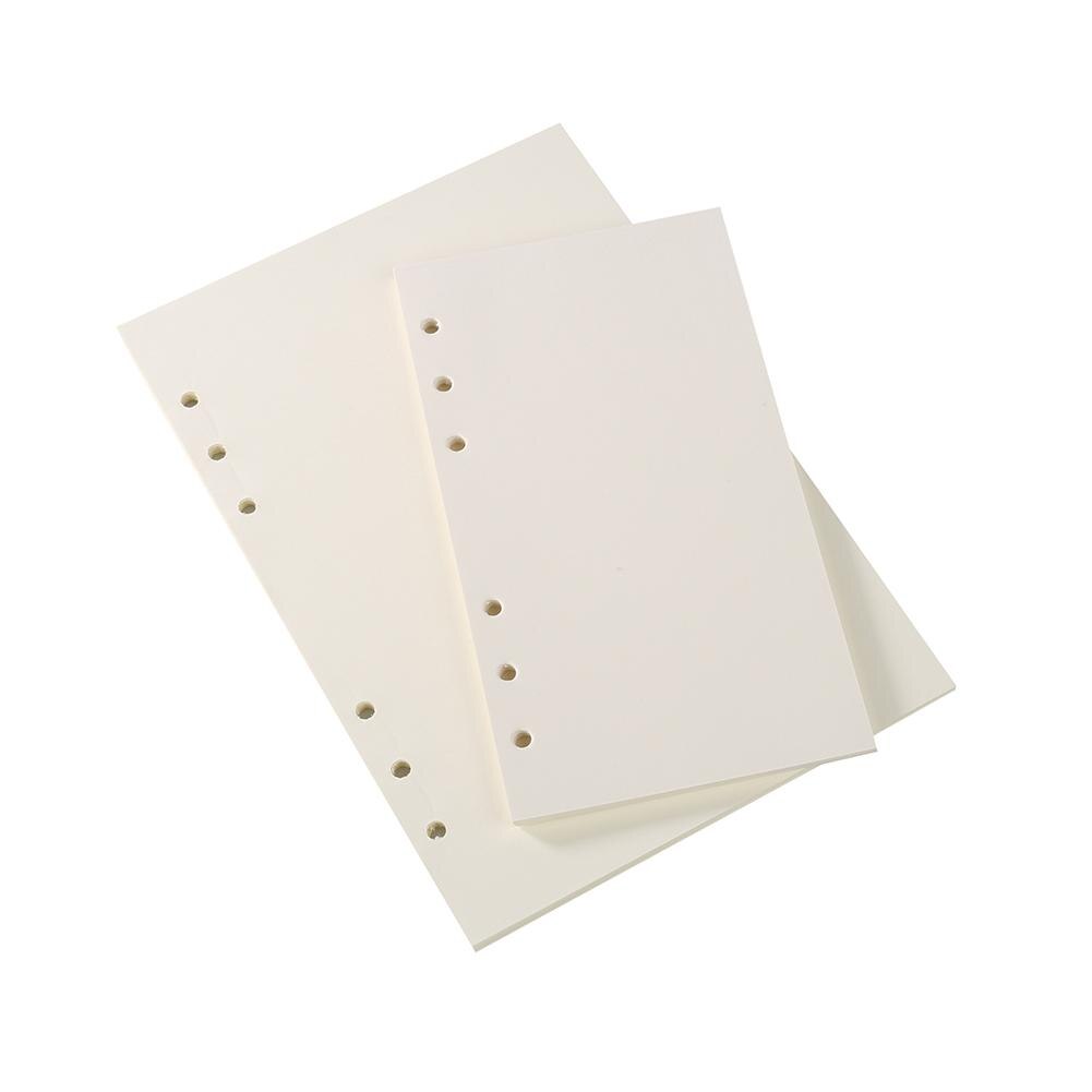 40 Sheets A5/A6 Filler Papers Loose-leaf Notebook 6 Holes Office School Supplies