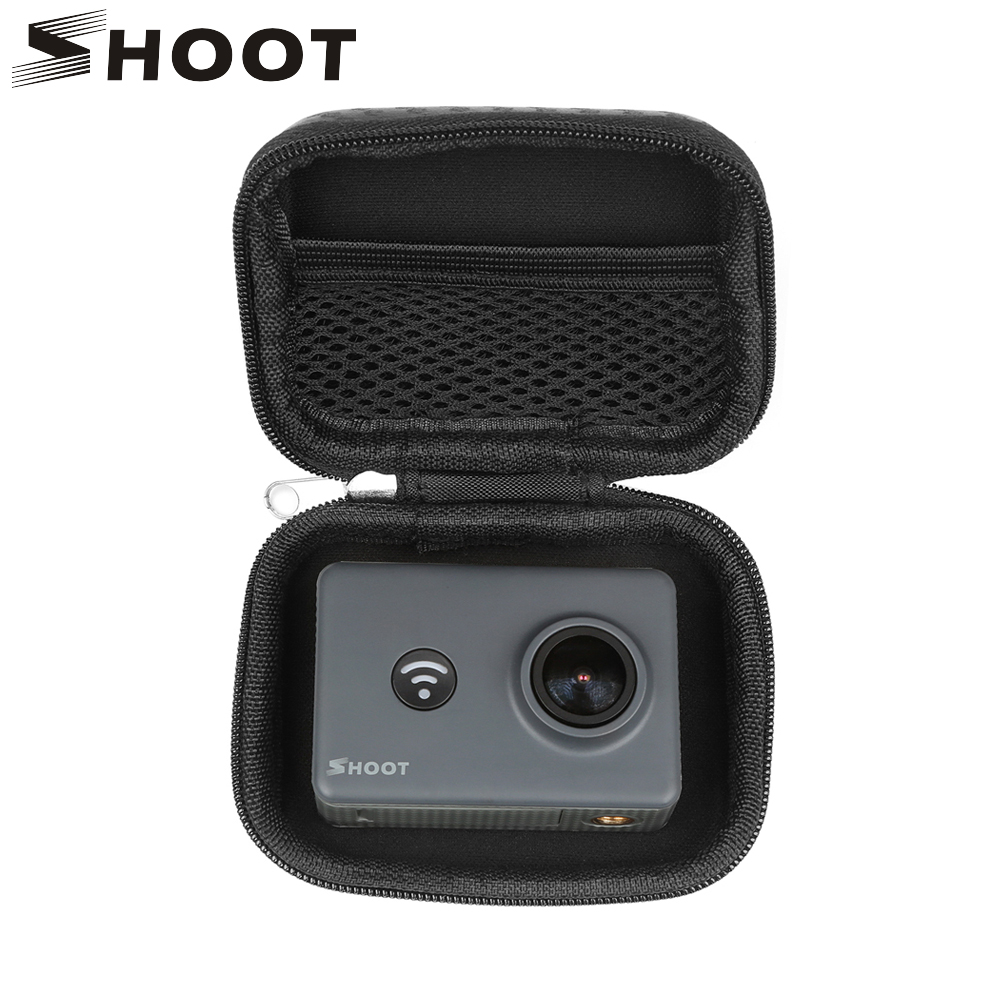 SCHIETEN Draagbare Kleine Size Waterdichte Camera Bag Case voor Xiaomi Yi 4K Mini Doos Collection Case voor GoPro 6 5 4 sessie Accessoire