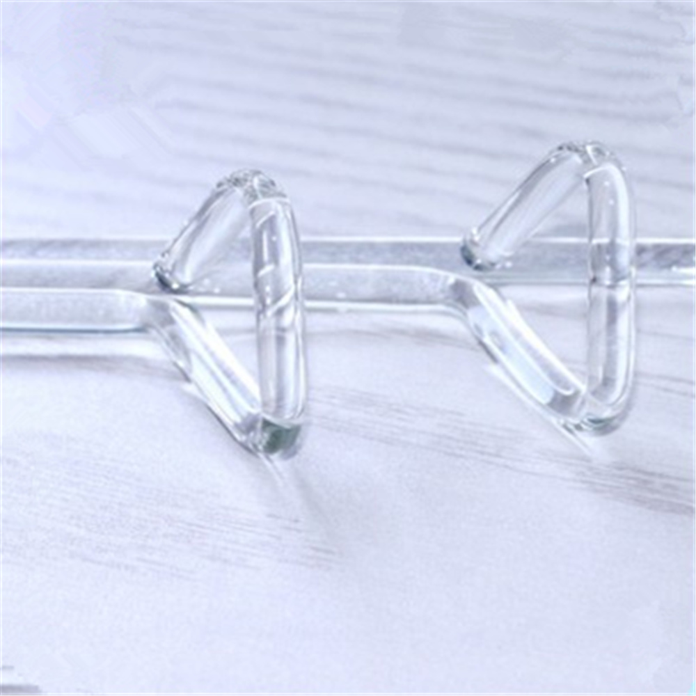 2 Pcs Laboratory Lab Glass Triangle-headed Cell Spreader 20cm long
