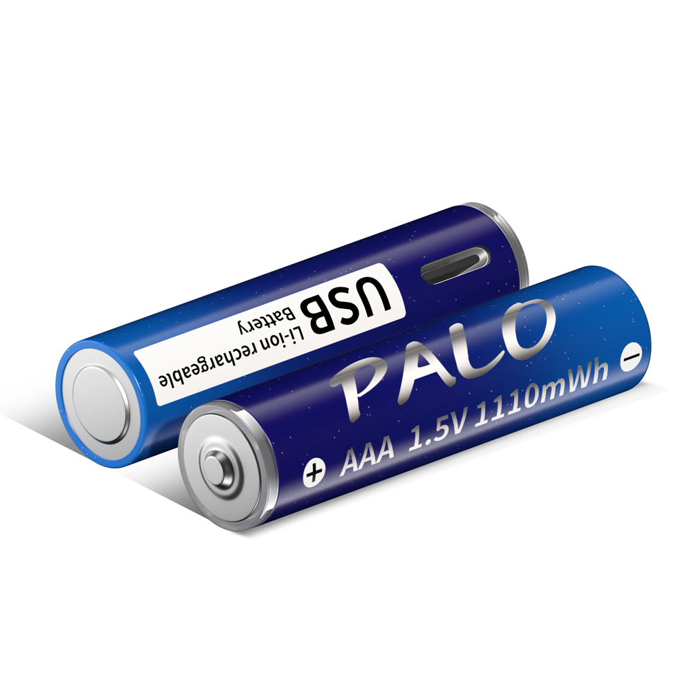 Charge rapide 1.5V AAA batterie Lithium-ion 1110mWh AAA USB batterie Rechargeable au Lithium USB pour souris sans fil + câble USB