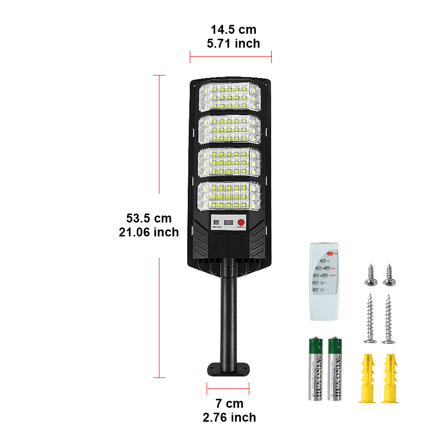 6000000lm krachtige led-lampen op zonne-energie 1200w buitenlamp op zonne-energie met bewegingssensor, waterdichte tuinlamp op zonne-energie, straatlantaarn.: Blauw