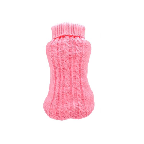 Kæledyr hund kat tøj vinter efterår varm kat strikket sweater trøje hvalp mops frakke tøj pullover strikket skjorte killingetøj: Lyserød / Xxs