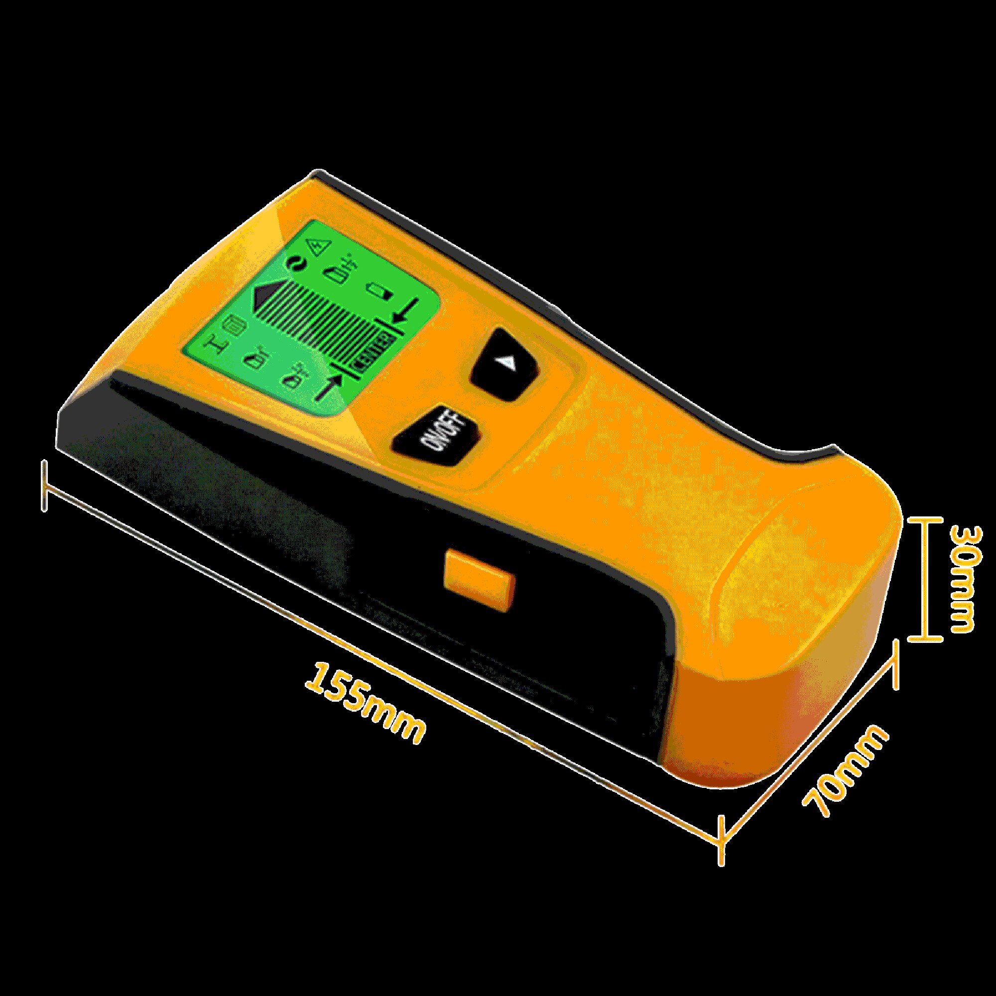 Wall Wood and Metal Detector, Security Wand, Live Wire Nail Detection AC Stud San Working Tool