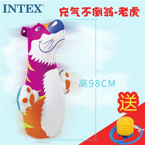 Opblaasbare Tumbler Speelgoed 0-5 Jaar Oude Baby Baby Grote Educatief Speelgoed Opblaasbare Dier Speelgoed: tiger