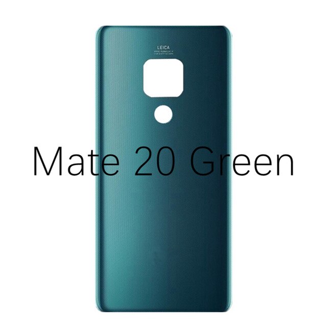 Achter Deur Behuizing Case Voor Huawei Mate 20 Mate 20 Pro 20 Lite Batterij Cover Terug Glas Panel Batterij Cover mate20 Vervangen: Mate 20 Green