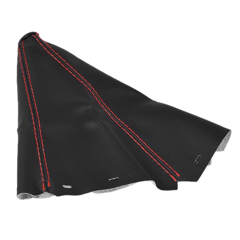 Polaina Universal de cuero PU para palanca de cambios de coche, perilla de palanca de cambios Manual de fibra de carbono, cubierta de arranque, 16mm