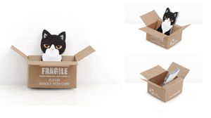 Cartoon Animal Cat Print Bookmarks of Page Bookmark Clips For Kids Student Child School Office Supplies Stationery